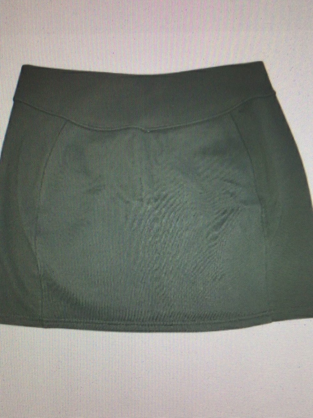 Women's Olive Green Mini Skirt